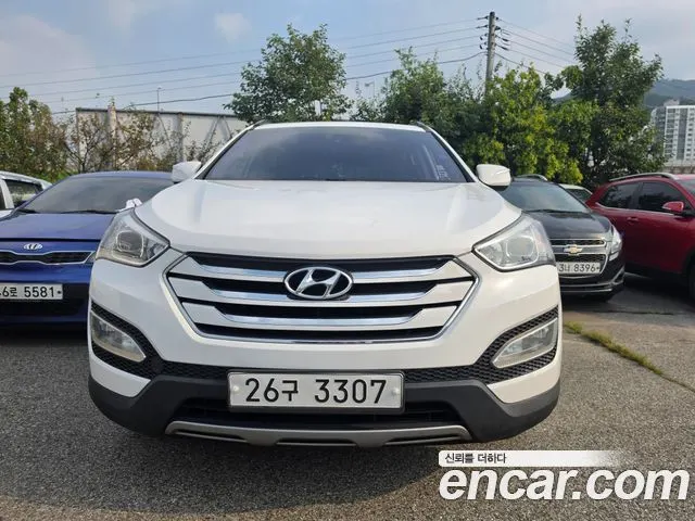 HYUNDAI SANTA FE 2014 — 214 130 км, белый, Корея — под ключ — фото 1