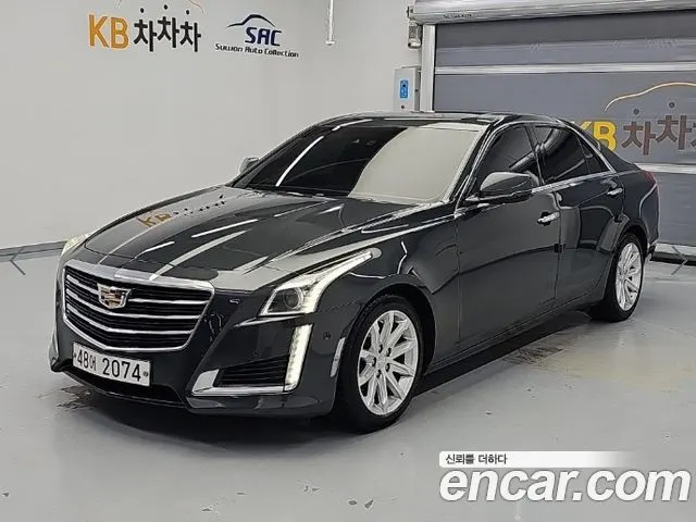CADILLAC CTS 2015 — 110 000 км, серый, Корея — под ключ — фото 11