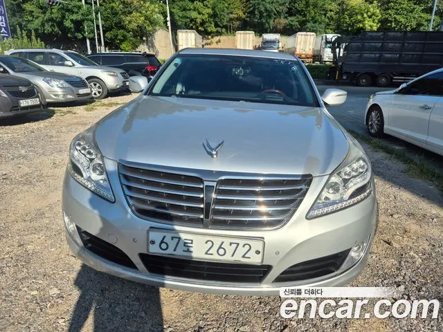HYUNDAI EQUUS 2015 — 218 554 км, серебристый, Корея — под ключ — фото 1