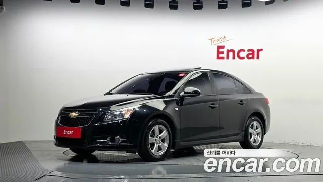CHEVROLET CRUZE 2012 — 80 241 км, чёрный, Корея — под ключ — фото 1