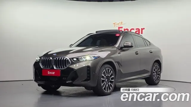 BMW X6 2024 — 25 497 км, светло-золотистый, Корея — под ключ — фото 1