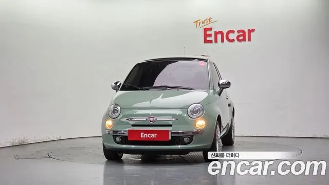 FIAT 500 2016 — 104 674 км, бирюзовый, Корея — под ключ — фото 3