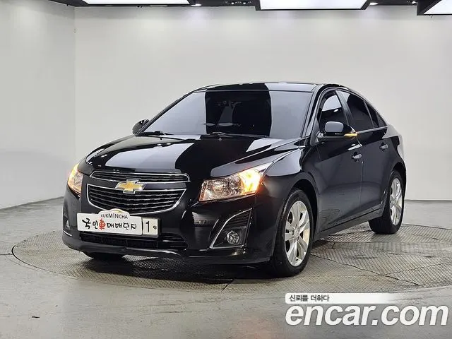 CHEVROLET CRUZE 2014 — 83 722 км, чёрный, Корея — под ключ — фото 1