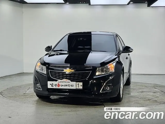 CHEVROLET CRUZE 2014 — 83 722 км, чёрный, Корея — под ключ — фото 2