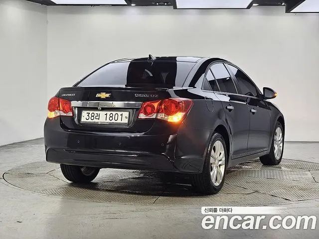 CHEVROLET CRUZE 2014 — 83 722 км, чёрный, Корея — под ключ — фото 4