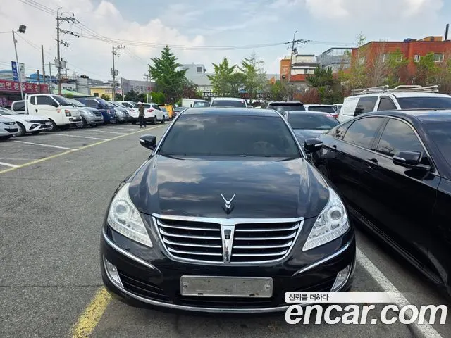 HYUNDAI EQUUS 2010 — 142 159 км, чёрный, Корея — под ключ — фото 3