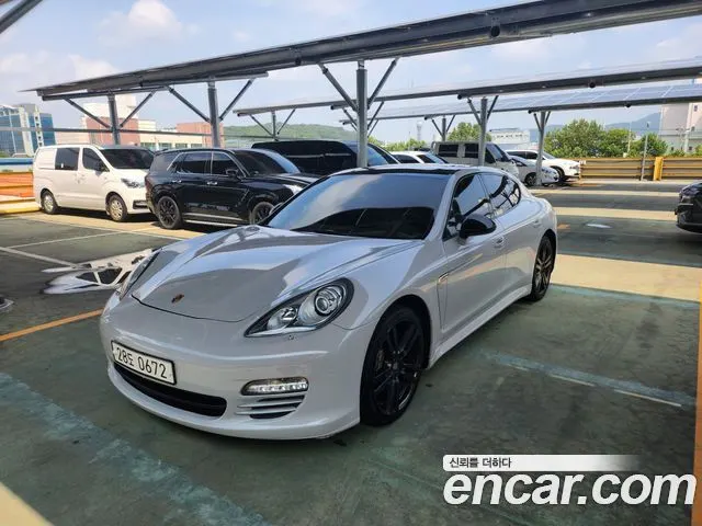 PORSCHE PANAMERA 2010 — 205 000 км, белый-перламутр, Корея — под ключ — фото 2