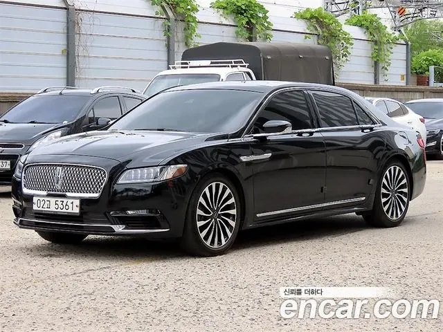 LINCOLN CONTINENTAL 1 2017 — 159 334 км, чёрный, Корея — под ключ — фото 2