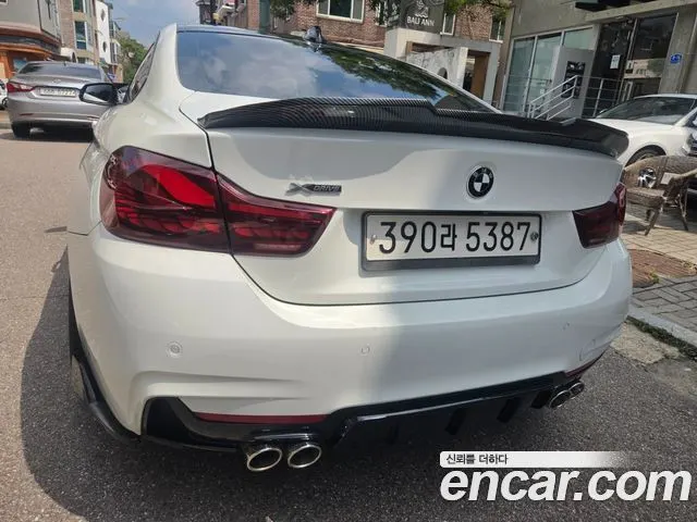 BMW 4 SERIES 2015 — 125 000 км, белый, Корея — под ключ — фото 2