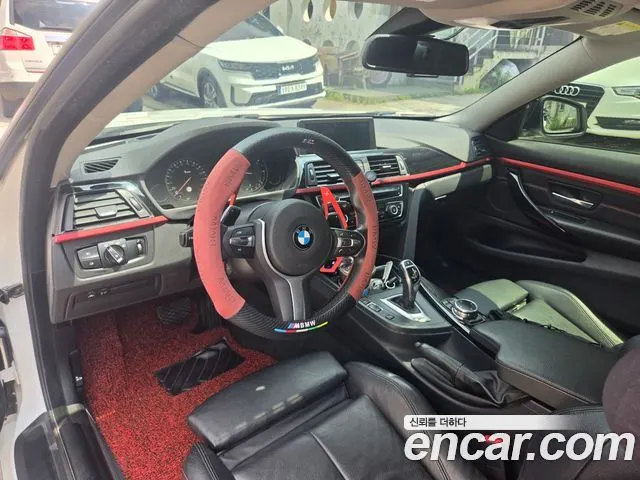 BMW 4 SERIES 2015 — 125 000 км, белый, Корея — под ключ — фото 7