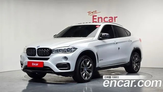 BMW X6 2016 — 216 278 км, белый, Корея — под ключ — фото 1