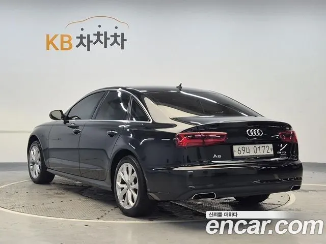 AUDI A6 2016 — 171 514 км, чёрный, Корея — под ключ — фото 2
