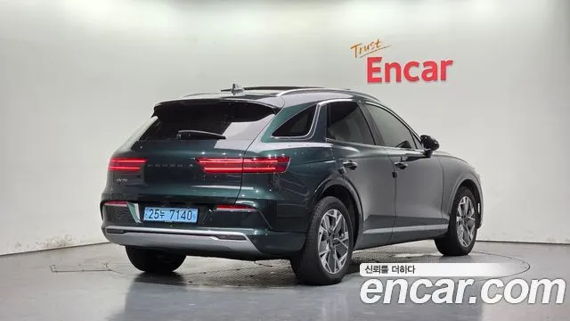 GENESIS ELECTRIFIED GV70 2022 — 124 027 км, тёмно-зелёный, Корея — под ключ — фото 2