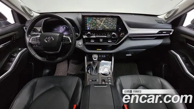TOYOTA HIGHLANDER 2023 — 20 004 км, чёрный, Корея — под ключ — фото 7