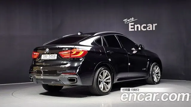 BMW X6 2016 — 181 744 км, чёрный, Корея — под ключ — фото 2
