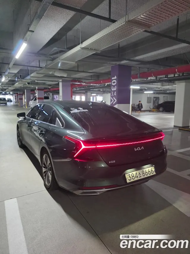 KIA K8 HYBRID 2022 — 89 000 км, тёмно-зелёный, Корея — под ключ — фото 2
