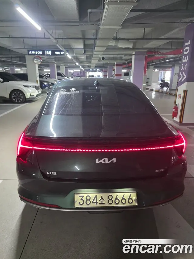 KIA K8 HYBRID 2022 — 89 000 км, тёмно-зелёный, Корея — под ключ — фото 4