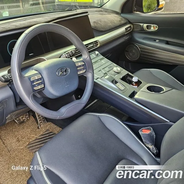 HYUNDAI NEXO 2021 — 76 465 км, тёмно-зелёный, Корея — под ключ — фото 7