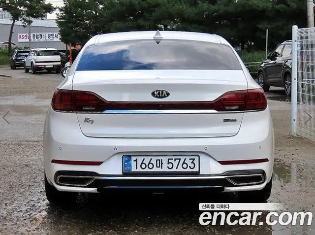 KIA K7 PREMIER HYBRID 2021 — 63 502 км, белый, Корея — под ключ — фото 4