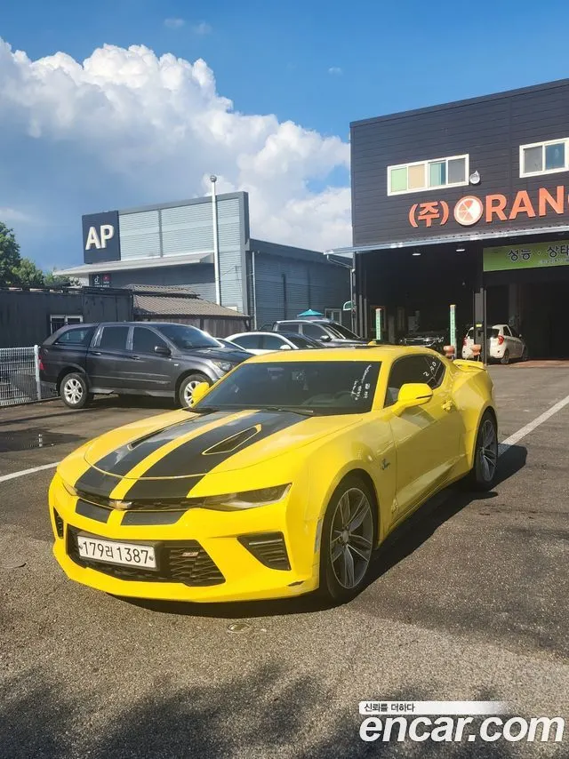 CHEVROLET CAMARO 2017 — 176 862 км, жёлтый, Корея — под ключ — фото 2