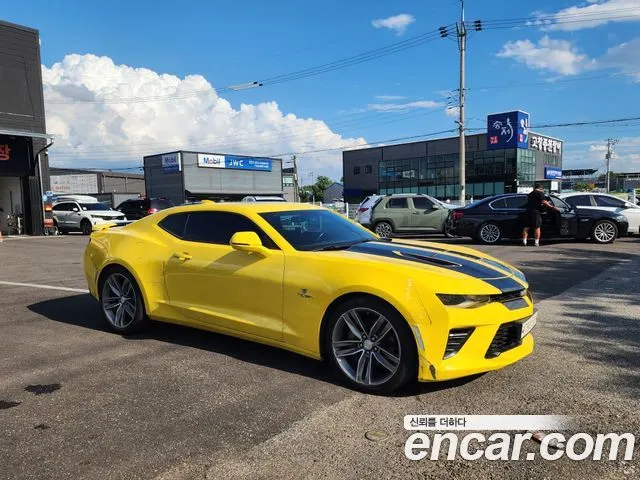 CHEVROLET CAMARO 2017 — 176 862 км, жёлтый, Корея — под ключ — фото 8