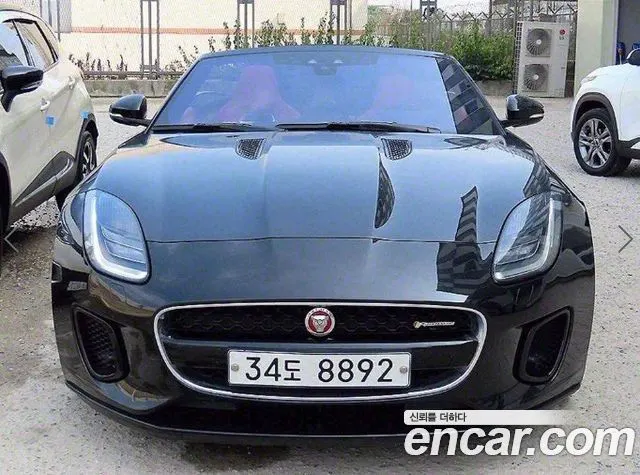 JAGUAR F-TYPE 2019 — 92 599 км, чёрный, Корея — под ключ — фото 5