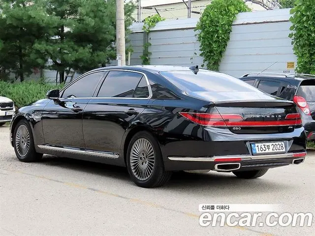 GENESIS G90 2021 — 47 360 км, чёрный, Корея — под ключ — фото 3