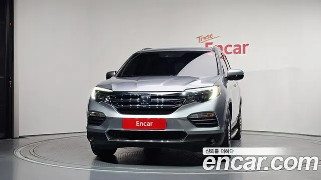 HONDA PILOT 2017 — 72 299 км, серебристо-серый, Корея — под ключ — фото 3