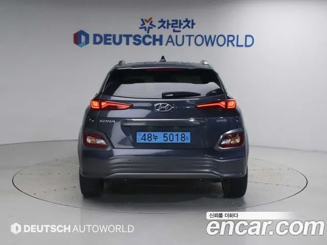 HYUNDAI KONA ELECTRIC 2019 — 126 179 км, синий, Корея — под ключ — фото 4