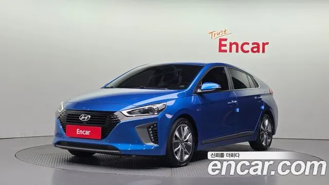 HYUNDAI IONIQ HYBRID 2016 — 163 237 км, синий, Корея — под ключ — фото 1
