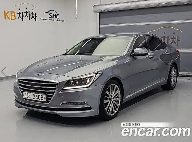 HYUNDAI GENESIS DH 2014 — 209 136 км, серый, Корея — под ключ — фото 7