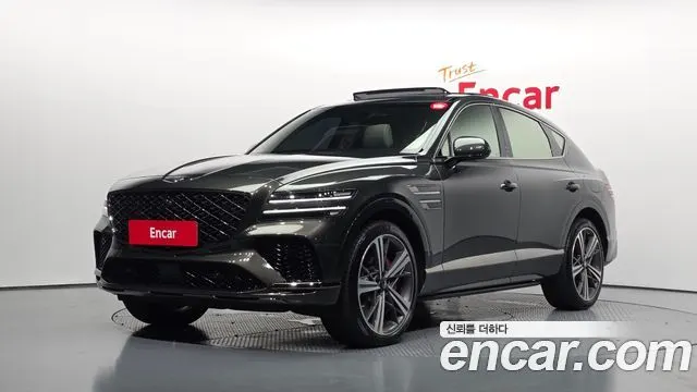GENESIS GV80 COUPE 2024 — 33 586 км, тёмно-зелёный, Корея — под ключ — фото 1