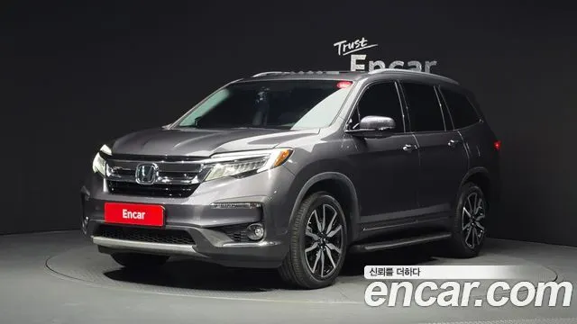 HONDA PILOT 2019 — 87 810 км, чёрный, Корея — под ключ — фото 1