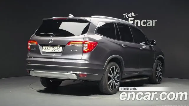 HONDA PILOT 2019 — 87 810 км, чёрный, Корея — под ключ — фото 2