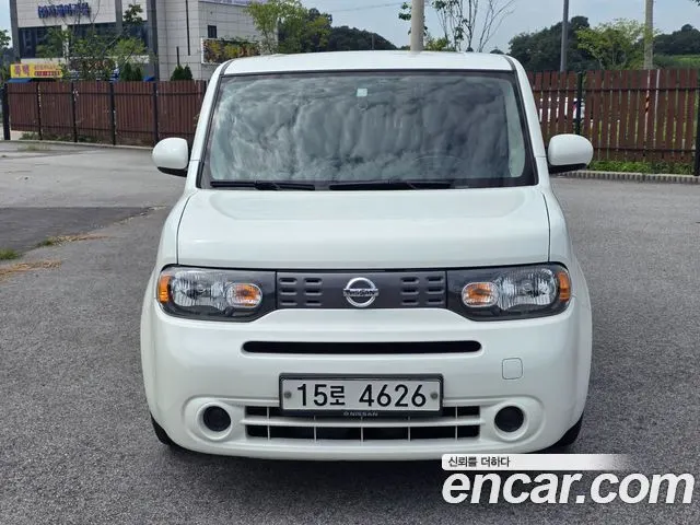 NISSAN CUBE 2012 — 99 869 км, белый-перламутр, Корея — под ключ — фото 1
