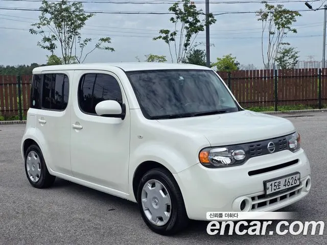 NISSAN CUBE 2012 — 99 869 км, белый-перламутр, Корея — под ключ — фото 3