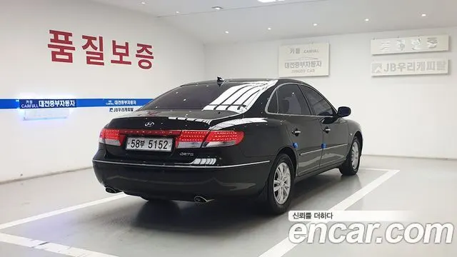 HYUNDAI GRANDEUR NEW LUXURY 2009 — 245 000 км, чёрный, Корея — под ключ — фото 6