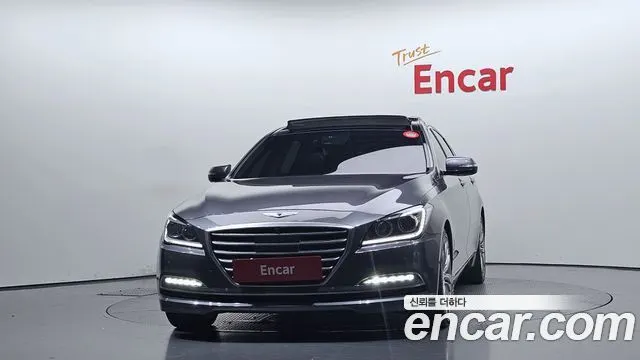 HYUNDAI GENESIS DH 2016 — 216 307 км, серебристо-серый, Корея — под ключ — фото 3