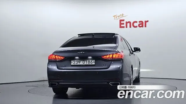HYUNDAI GENESIS DH 2016 — 216 307 км, серебристо-серый, Корея — под ключ — фото 4
