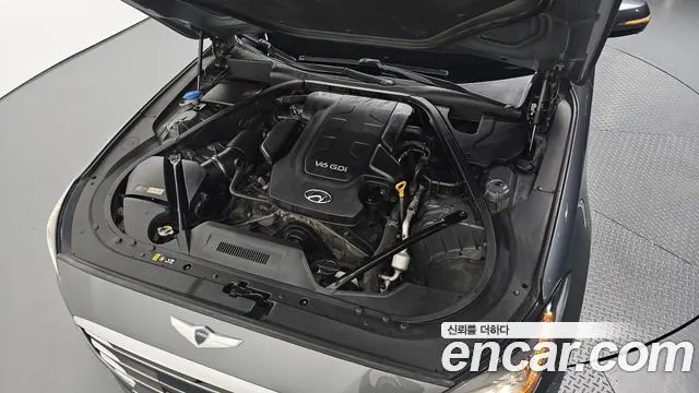 HYUNDAI GENESIS DH 2016 — 216 307 км, серебристо-серый, Корея — под ключ — фото 6