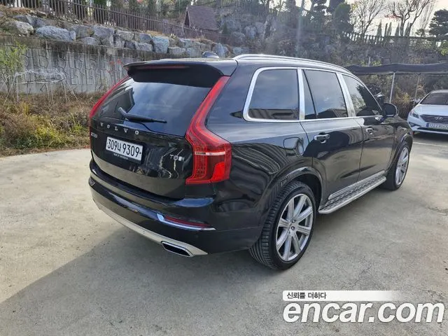 VOLVO XC90 2017 — 73 000 км, чёрный, Корея — под ключ — фото 2