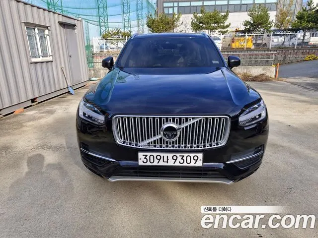 VOLVO XC90 2017 — 73 000 км, чёрный, Корея — под ключ — фото 3