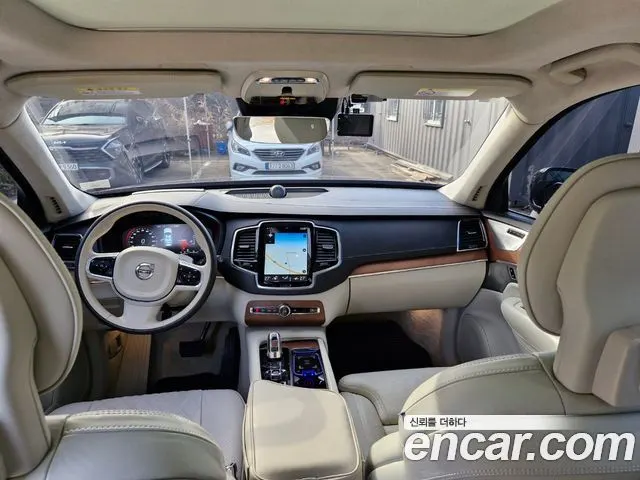 VOLVO XC90 2017 — 73 000 км, чёрный, Корея — под ключ — фото 7