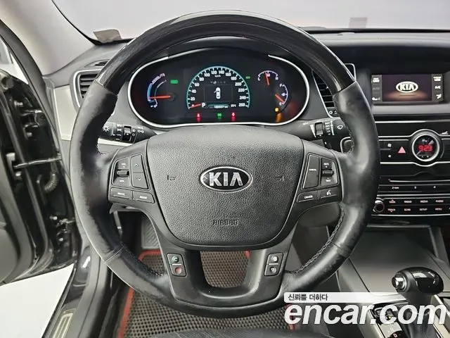 KIA K7 HYBRID 2014 — 188 931 км, чёрный, Корея — под ключ — фото 8