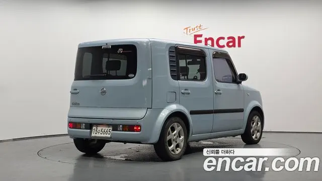 NISSAN CUBE 2003 — 205 287 км, голубой, Корея — под ключ — фото 2
