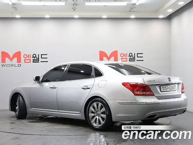 HYUNDAI EQUUS 2010 — 70 765 км, серебристо-серый, Корея — под ключ — фото 3