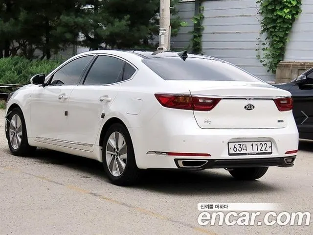 KIA K7 HYBRID 2017 — 232 012 км, белый, Корея — под ключ — фото 3