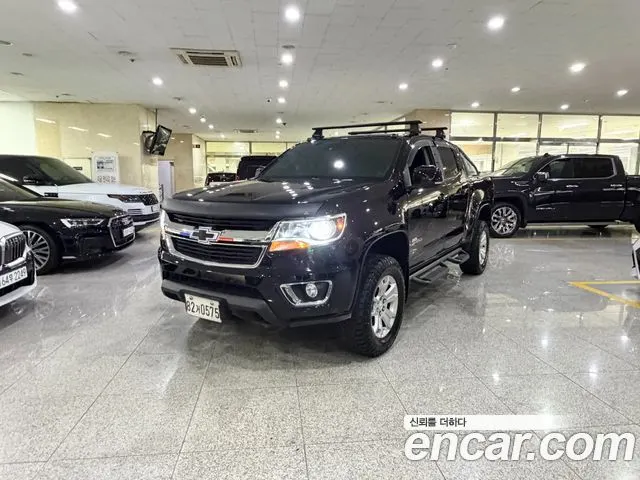CHEVROLET COLORADO 2020 — 146 286 км, чёрный, Корея — под ключ — фото 1