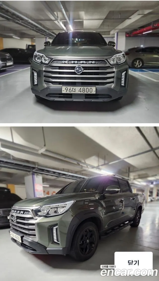 KGM REXTON SPORTS KHAN 2021 — 71 050 км, тёмно-зелёный, Корея — под ключ — фото 11