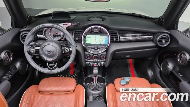 MINI COOPER S CONVERTIBLE 2019 — 38 307 км, белый-перламутр, Корея — под ключ — фото 7